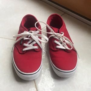 Red Vans sneakers EXCELLENT condition